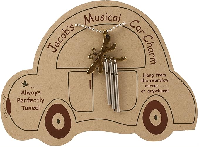 Jacob's Musical Car Charm, Dragonfly, Mini Wind Chime