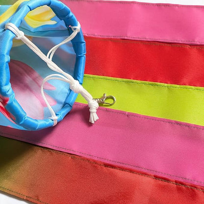 Madrona Brands Spring Tulip Flowers Windsock for Outside 48 Inch | Durable Outdoor Decorative Hanging Wind Sock Flag | Yard, Garden, Patio