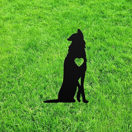 Personalized Borzoi Yard Statue Stake,Custom Borzoi Outdoor Garden Art Decor,Memorial Remembrance Sculpture for Yard Garden Porch Lawn Grassland Park Farm Flowerpot Decor.