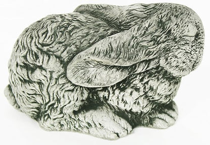 Sleeping Bunny Concrete Garden Statue Cement Animal Figure Cast Stone Bunny Figurine Garden Sculpture Outdoor Rabbit Sculpture