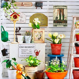 GARDENING BECAUSE MURDER IS WRONG Sign Decorative Signs Funny Metal Yard Signs Women's Garden Gift for Outdoor Patio Porch Decor or Indoor Wall Decor (Color05)