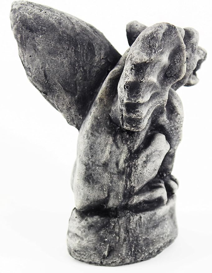 Gargoyle Cement Gargoyle Concrete Gothic European Halloween Statue French Cast Stone Outdoor Goth Statues