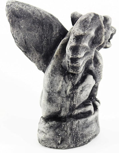 Gargoyle Cement Gargoyle Concrete Gothic European Halloween Statue French Cast Stone Outdoor Goth Statues
