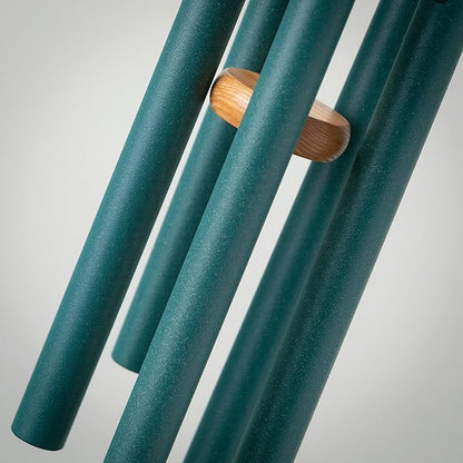 Woodstock Wind Chimes Garden Decor for Outside Outdoor Patio Decor, Front Porch Decor, (25") Chimes of Ireland Green Wind Chime, Wind Chimes for Garden (WCCI)