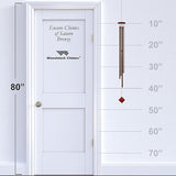 Woodstock Wind Chimes of Saturn Chimes for Outside, 47" Bronze Large Deep Tone Wind Chime Décor for Outdoor Garden, Patio, Porch, Encore Collection