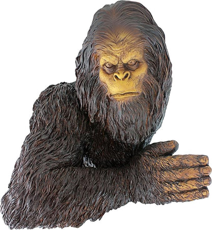 Design Toscano DB583078 Bigfoot The Bashful Yeti Indoor/Outdoor Garden Tree Sculpture, 15 Inches Wide, 12 Inches Deep, 15 Inches High, Handcast Polyresin, Full Color Finish
