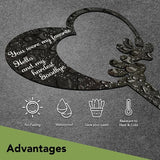 DIMARONGTON Pet Memorial Graves Markers, 9x12 Iron Dog and Cat Cemetery Headstones Decorations, Remembrance Plaque for Pet Loss Gift