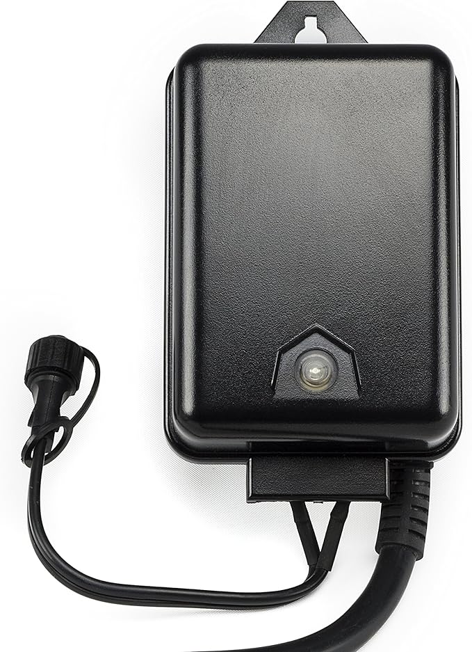 Aquascape 99070 Transformer with Photocell Sensor for Pond Water Feature Waterfall Landscape and Garden Lighting, 60 Watt 12 Volt