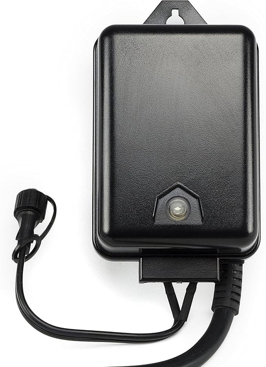 Aquascape 99070 Transformer with Photocell Sensor for Pond Water Feature Waterfall Landscape and Garden Lighting, 60 Watt 12 Volt