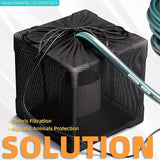 Fineday Pond Filter, Anti-Clogging Cube Outdoor Mesh Water Pump Barrier Bag Box Basket (5 inch)