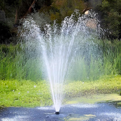 Custom Pro FT 14000 GPH Floating Pond Fountain & Aearator | Complete Kit with 14,000 GPH Pump, 200 Foot Power Cord, 3 Spray Styles and More | 100% USA-Based Customer Service and Warranty Support!