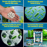 AquaMaze Aquarium Bio Media – 500 mL for Freshwater & Saltwater Tanks, Compatible with Canister, Sump & HOB Filters