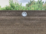 Elegant Privacy Screen for Backyard Fence, Pool, Deck, Patio, Balcony and Outdoor Paneling - Include Zip Ties (5 x 15 FT, Walnut)