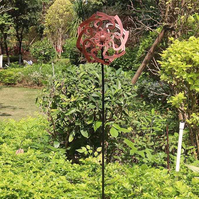 Garden Wind Spinner Outdoor Yard Spinner Metal Wind Spinner for Lawn & Patio Yard Art