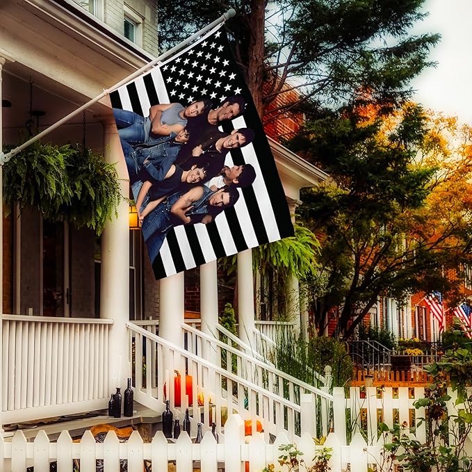 2x3 Foot The Outsiders Decorative Flag with 2 Brass Grommets for Indoor Outdoor, Double Stitched, Wall Hanging Tapestry Room Decor, College Dorm Decorations (BLACK AMERICAN, 2x3 ft)