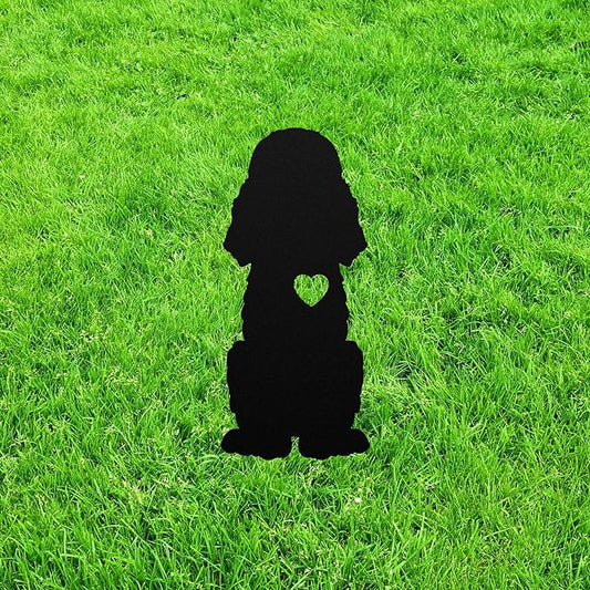 Personalized Poodle Garden Statue Stake,Custom Poodle Outdoor Yard Art Decor,Memorial Remembrance Sculpture,Outdoor Statue for Yard Garden Porch Lawn Grassland Park Farm Flowerpot Decor.