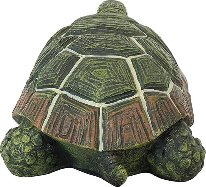 Sunnydaze Terrance the Tortoise 9-Inch Long Polystone Indoor/Outdoor Garden Statue