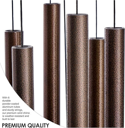Wind Chimes for Outside Deep Tone - 38'' Wind Chimes Outdoor Clearance, Deep Tone, Windchimes Outdoors, Memorial Gift, Sympathy Gift, Garden Patio, Home Décor, Bronze