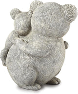 Roman Giftware Inc., Pudgy Pals Collection, Koala and Baby Statue, 8.5" H,Decorative, Garden Gift, Home Outdoor Decor