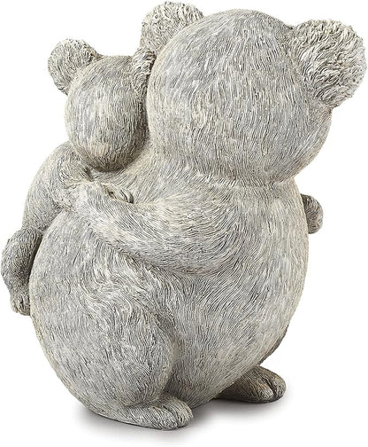 Roman Giftware Inc., Pudgy Pals Collection, Koala and Baby Statue, 8.5" H,Decorative, Garden Gift, Home Outdoor Decor