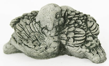Nesting Birds Concrete Garden Statue Cement Figurine Bird Cast Stone Sculpture