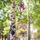In the Breeze 0979 American Flag and Eagle Hot Air Balloon Spinner-Outdoor Hanging Decoration, Multi-Colored