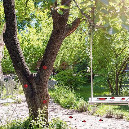 Hollowfly 10 Pcs Ladybugs Stones Decor for Outside Metal Ladybugs Art Lawn Ornaments 3 Size Lively Ladybug Holiday Yard Decorations Ladybug Gifts Mom Gifts Lady Bugs Yard Decorations