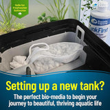 AquaMaze Aquarium Bio Media – 500 mL for Freshwater & Saltwater Tanks, Compatible with Canister, Sump & HOB Filters
