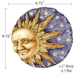 Spoontiques - Garden Décor - Celestial Glow Stepping Stone - Decorative Stone for Garden