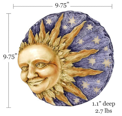 Spoontiques - Garden Décor - Celestial Glow Stepping Stone - Decorative Stone for Garden
