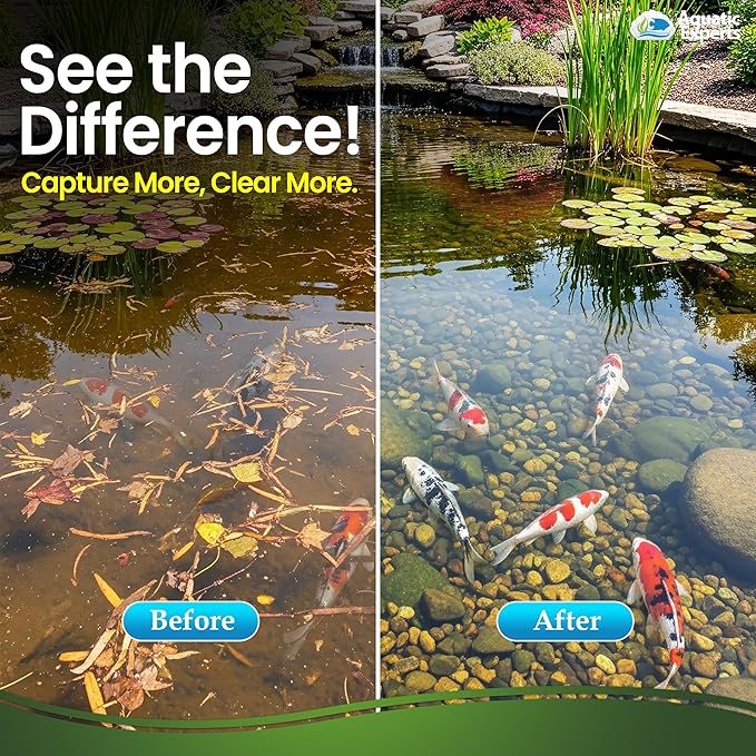 Aquatic Experts Classic Koi Pond Filter Pad Bundle – Fine & Coarse Bulk Roll Pond Filter Media, Ultra Durable Reusable Fish Pond Filter Material (Fine: 12" x 72", Coarse: 12" x 72")