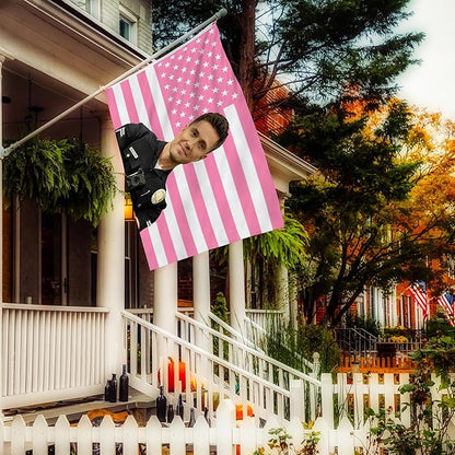 Shmbada Eric Winter Tim Bradford 3x5 Foot Decorative Flag Tapestry with 2 Brass Grommets for Outdoor Indoor, Double Stitched, Wall Hanging Room Decor, College Dorm Porch Outside Decorations