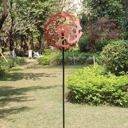 Garden Wind Spinner Outdoor Yard Spinner Metal Wind Spinner for Lawn & Patio Yard Art