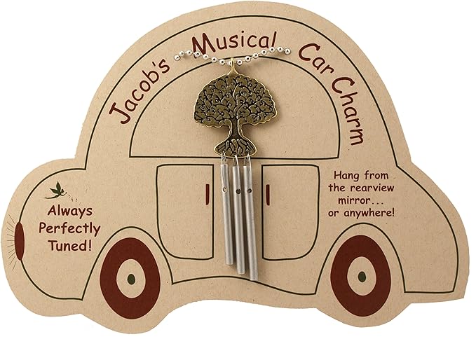 Jacob's Musical Car Charm, Tree of Life, Mini Wind Chime