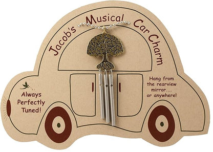 Jacob's Musical Car Charm, Tree of Life, Mini Wind Chime