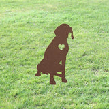 German Shorthaired Pointer Garden Statue Stake,Custom GSP Dog Outdoor Yard Art Decor,Memorial Remembrance Sculpture Outdoor for Yard Garden Porch Lawn Grassland Park Farm Flowerpot Decor.
