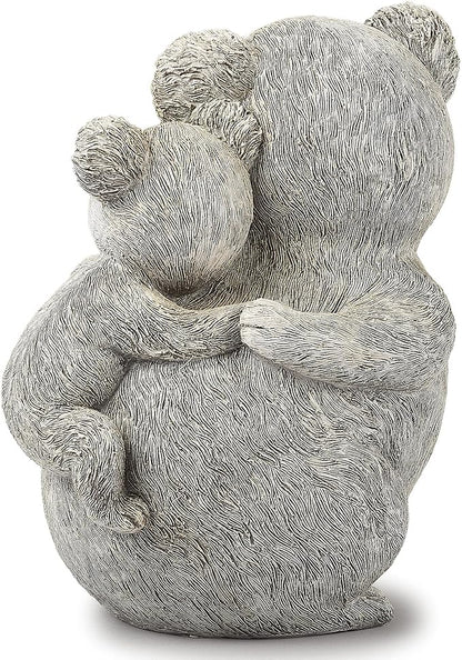 Roman Giftware Inc., Pudgy Pals Collection, Koala and Baby Statue, 8.5" H,Decorative, Garden Gift, Home Outdoor Decor