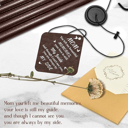 32" Wind Chimes for Outside - Metal Memorial Wind Chimes for Loss of Mom Loved One, Sympathy and Bereavement Gift,Ideas, Appropriate Gift Box Poetry Card(Mom)