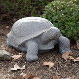 XBrand 30.3" L Light Grey Polystone Turtle Statue for Indoor or Outdoor Garden Decor