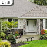 U-nitt Rain Chain Water Collection for Gutters Rainwater Catcher & Diverter, 8.5 FT Chains for Outside Garden, Multi Color Cups, Roof Downspout, Works with Heavy Rain, w/Gutter Clip for Rainchains