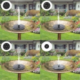 Mademax 1W Solar Bird Bath Fountain Pump, Solar Fountain, Free Standing Floating Solar Powered Water Fountain Pump for Bird Bath, Garden, Pond, Pool, Outdoor
