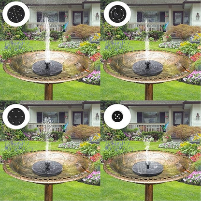 Mademax 1W Solar Bird Bath Fountain Pump, Solar Fountain, Free Standing Floating Solar Powered Water Fountain Pump for Bird Bath, Garden, Pond, Pool, Outdoor