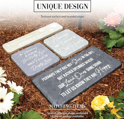 Pavilion – Perhaps They are Not Stars in The Sky – 16” Indoor Outdoor Weatherproof Decorative Garden Stepping Stone Beloved Grave Memorial in Memory Bereavement Remembrance Loss Gift