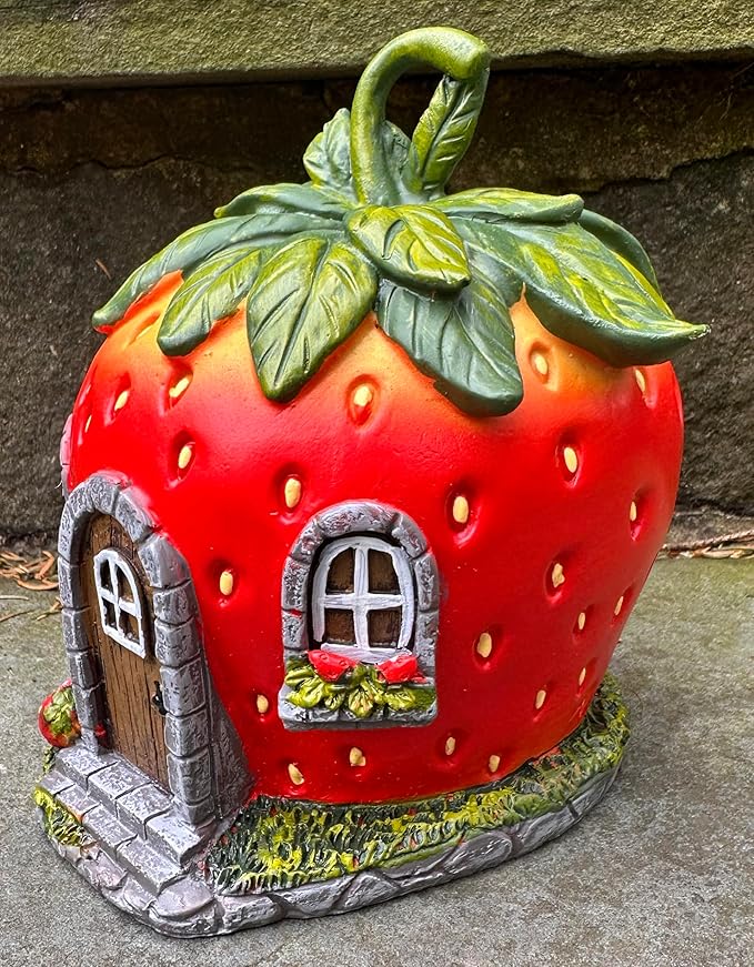 6 Inch Fairy Garden Strawberry House