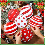 Huwena 24 Pcs Christmas Outdoor Decorations Hanging Ornaments Christmas Yard Signs Double Sided Lawn Decorations for Xmas Party Porch Lawn Decor (Fresh Style)