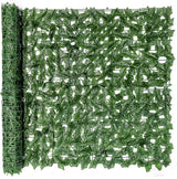 Privacy Fence Screen Artificial Ivy Grass Wall Screen 360x40 in Balcony Fence Privacy Screen Faux Vines Green Backdrop Fake Ivy Wall Panels Hedge Fence for Patio,Garden, Backyard Indoor Outdoor deocr