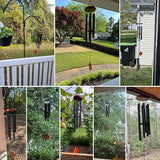 Small Wind Chimes for Outside, Wind Chimes Outdoor with 6 Tuned Tubes, Memorial WindChimes for Garden, Patio and Home