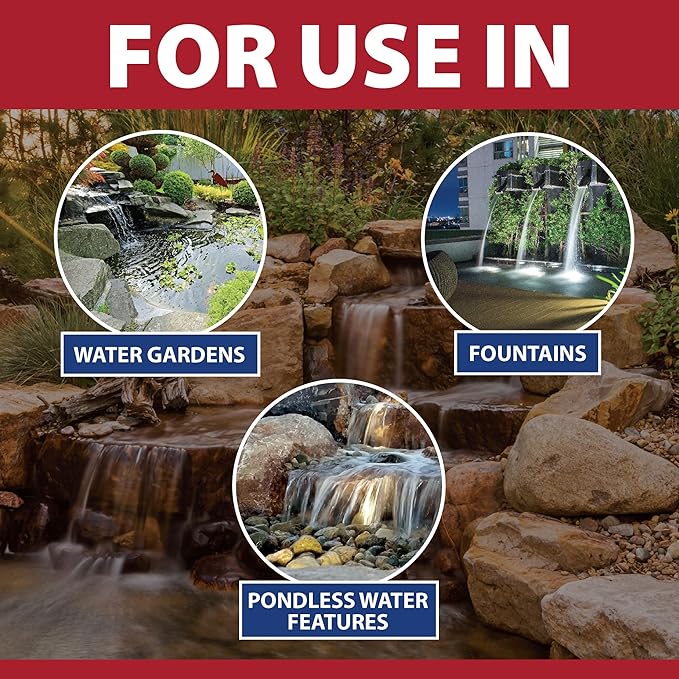 The Pond Guy InstaFix Algae Control, Outdoor Water Garden, Fountain & Birdbath Algae Solution, EPA Registered Liquid Algaecide, Control Green Water & String Algae, Bird, Fish & Pet Safe, 1 Gallon