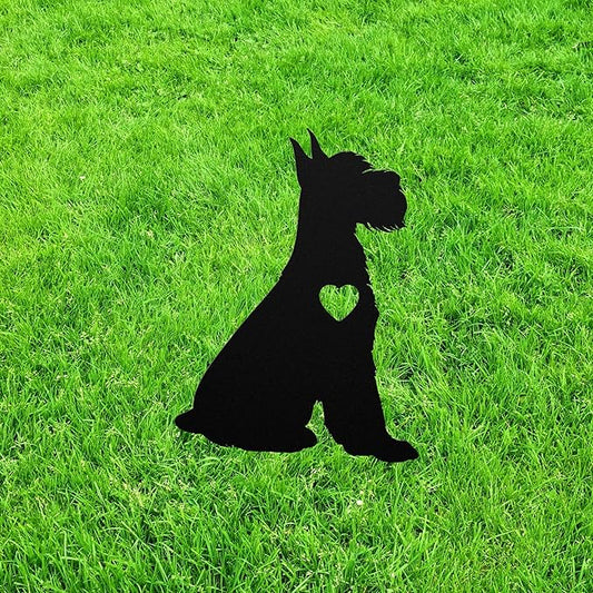 Personalized Giant Schnauzer Yard Statue Stake,Custom Giant Schnauzer Dog Outdoor Garden Art Decor,Memorial Remembrance Sculpture for Yard Garden Porch Lawn Grassland Park Farm Flowerpot Decor.
