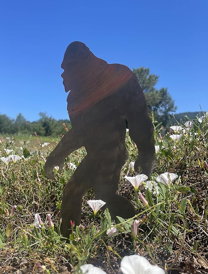 Bigfoot Walking Spike (Lawn Spike) - Lawn and Garden Ornament - Bigfoot/Sasquatch/Yeti Gift - Cold Rolled Steel - Made and Manufactured in USA